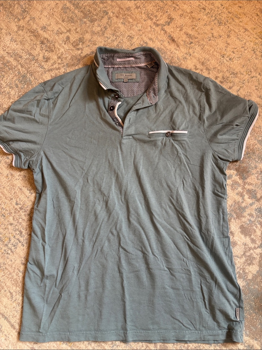 Ted Baker Men's Polo with Contrast Trim